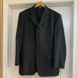 Italian made charcoal suit
